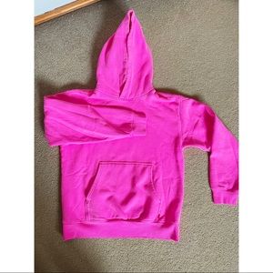 Aritzia TNA cozy fleece perfect hoodie **HOT PINK**